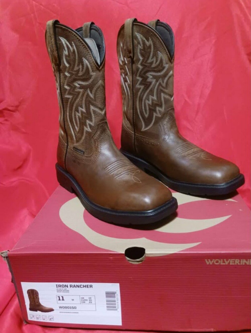 Wolverine Iron Rancher Men's Brown Leather Work Boots